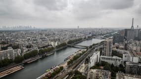 Vue aérienne de la Seine