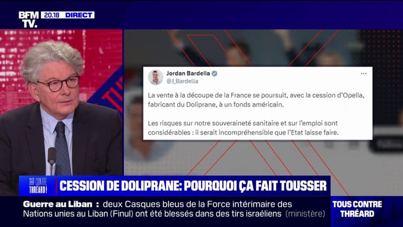 Thierry Breton, ancien commissaire européen, à propos de Jordan Bardella: 