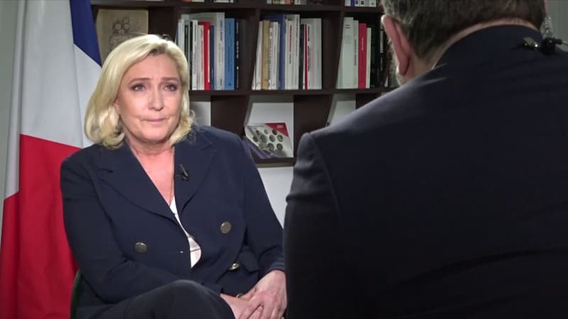 Retraites, gouvernement, Russie... Ce qu'il faut retenir de l'interview de Marine Le Pen sur BFMTV