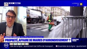 Proposition de décentralisation de la propreté à Paris: pour Geoffroy Boulard il faut donner aux maires d'arrondissement la possibilité de " piloter un budget"