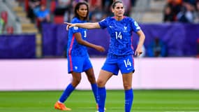 Charlotte Bilbault lors de France-Pays-Bas (1-0). 