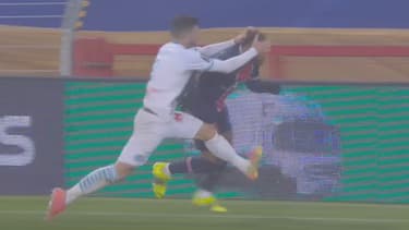 Alvaro Gonzalez et Neymar, le 13 janvier 2021