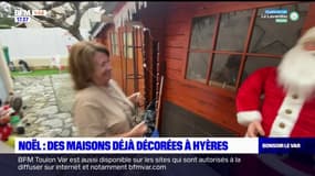 Hyères: les décorations de Noël sont déjà sorties chez certains habitants