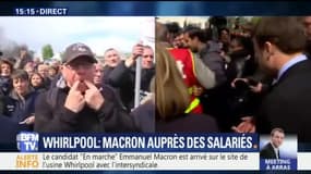 Emmanuel Macron sifflé à son arrivée à Whirlpool Amiens