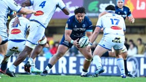 Mohamed Haouas lors du match de Top 14 Montpellier-Castres (19-28), le 15 avril 2023