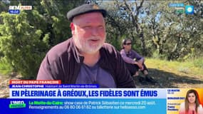 Gréoux-les-Bains: les fidèles en pèlerinage émus par la mort du pape