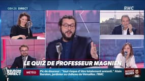 Combien de questions Xavier Bertrand a-t-il posé à Jean-Jacques Bourdin ? ... Relevez le quiz du Professeur Magnien ! - 04/02