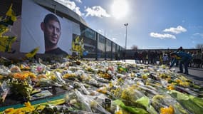 Hommage à Sala devant la Beaujoire en février 2019
