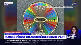 Paris: des plaques d'égout transformées en œuvres d'art