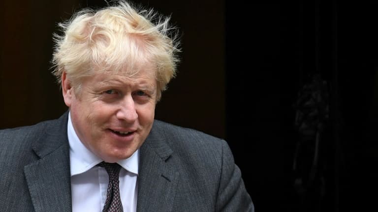 Boris Johnson, le 15 septembre 2021 à Londres