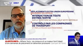 Couvre-feu: pour Denis Jacob (Alternative Police CFDT) le renforcement des contrôles ne doit pas se faire "au détriment du reste des missions" de la police