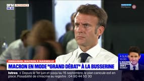 Marseille: Emmanuel Macron a renoué avec le "grand débat" à la Busserine