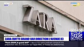 Toulon: la boutique Zara va quitter Grand Var pour s'installer sur l'avenue 83