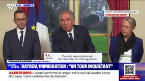 Immigration: "Des questions de sécurité se posent, des problèmes d'ordre public et des problèmes de relations internationales", affirme François Bayrou