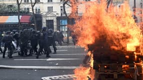 Incidents lors de la manifestation à Paris le 23 mars