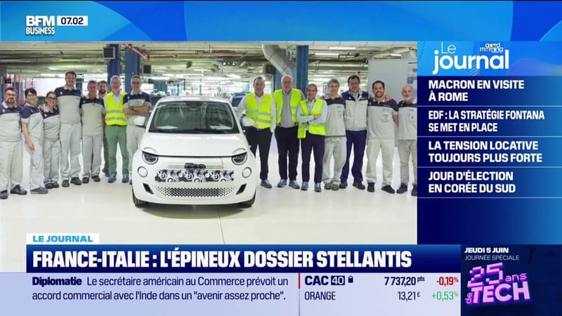 Stellantis: un dossier délicat entre la France et l'Italie