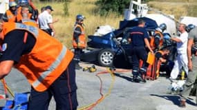 Cinq personnes ont été tuées samedi après-midi, à la sortie de Carcassonne le 10 août 2013.