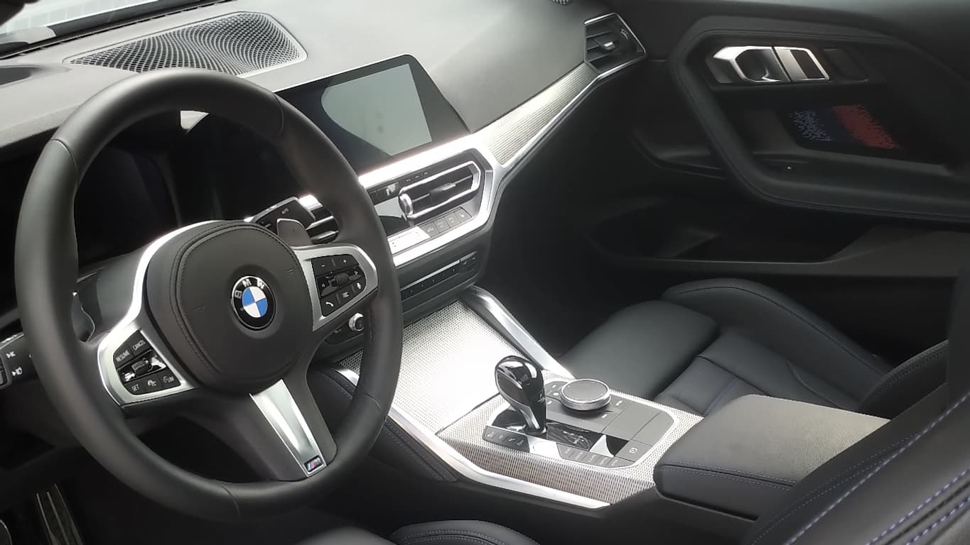 A l'intérieur de la BMW M240i A l'intérieur de la BMW M240i