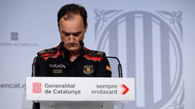 Le commissaire en chef de la police catalane, Eduard Sallent, à Barcelone, le 9 août 2024.