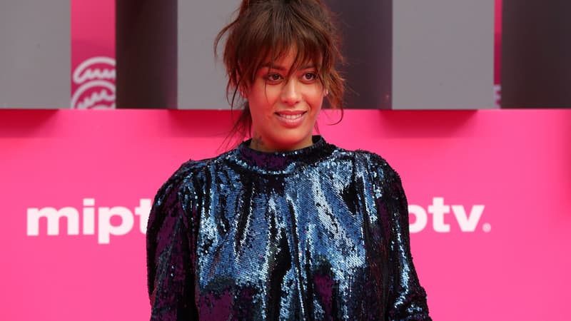 Amel Bent en avril 2019 au festival Canneseries