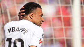 Kylian Mbappé lors du match Majorque-Real Madrid (2-1, Liga), le 4 avril 2026