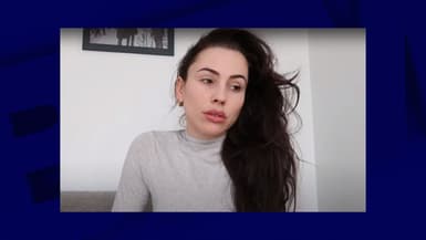 La youtubeuse Gaelle Garcia Diaz, le 27 mars 2024 dans une vidéo où elle annonce son abandon dans "Danse avec les stars d'Internet"