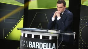 Jordan Bardella, interrogé par BFMTV, le 18 novembre 2024.