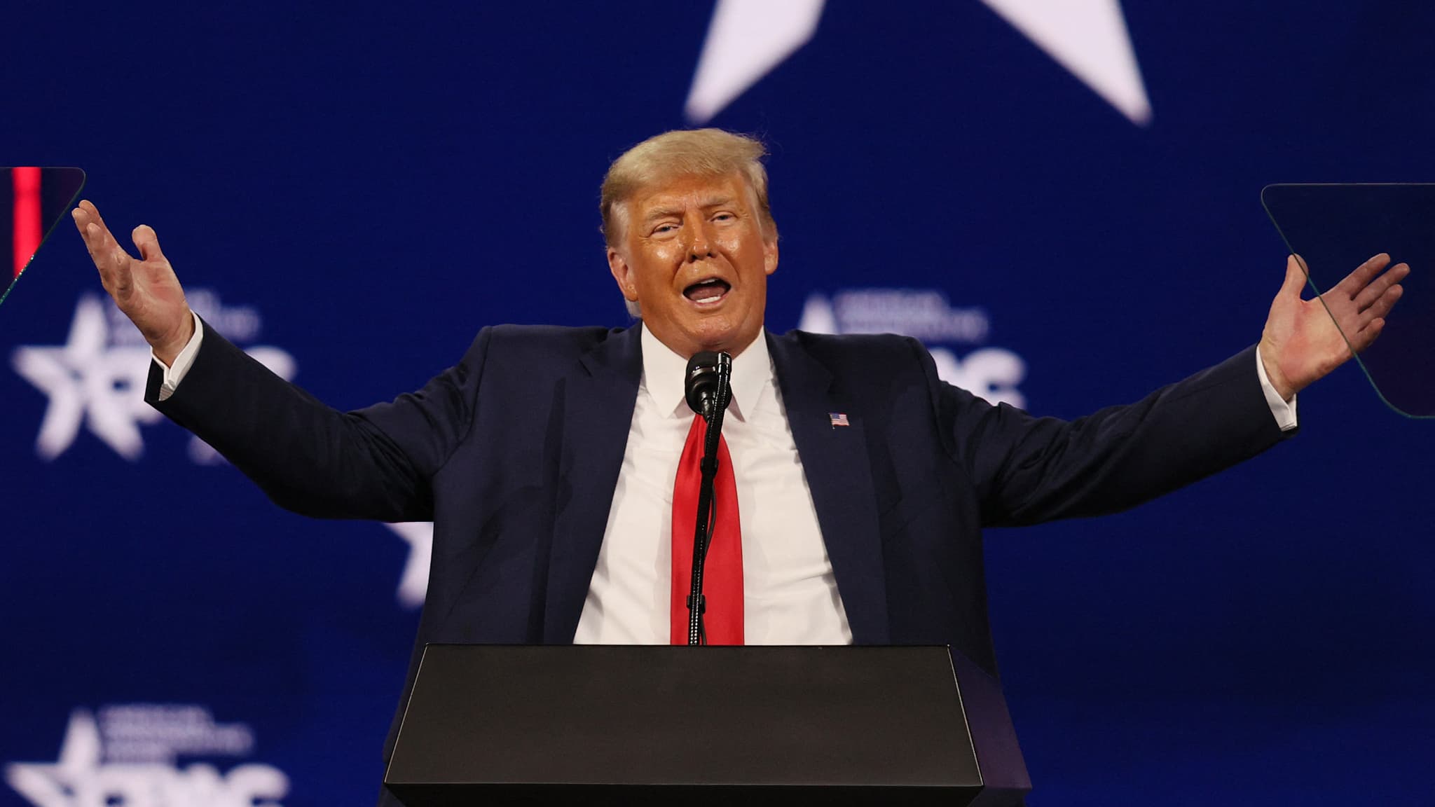 Donald Trump le 21 février 2021 
