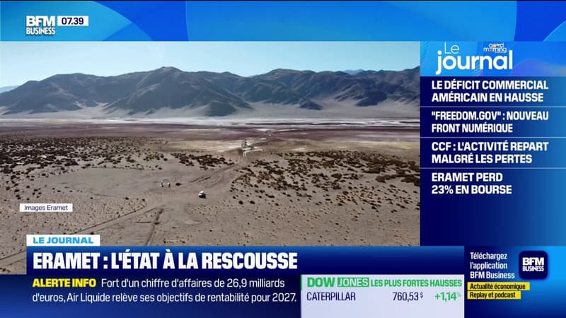 Eramet : l'État à la rescousse