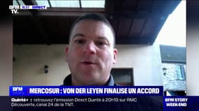 Accord UE-Mercosur:"Ursula nous plante un couteau, un poignard dans le dos", affirme le porte-parole de la FNSEA, Yohann Barbe