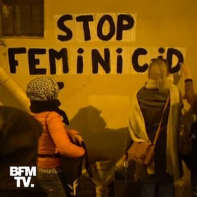 "Stop Féminicides." Ces femmes se mobilisent contre les féminicides avec des collages 