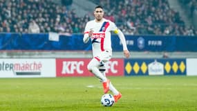 Achraf Hakimi avec le PSG en février 2025.
