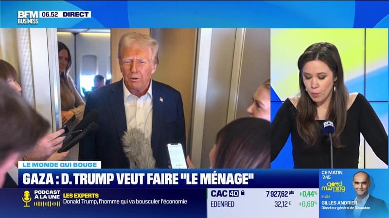 Caroline Loyer : Gaza, Donald Trump veut faire 