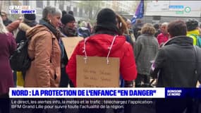 Nord: les professionnels de la protection de l'enfance ont manifesté ce mardi