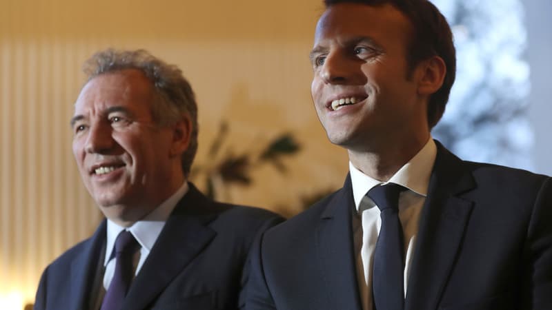 François Bayrou et Emmanuel Macron.
