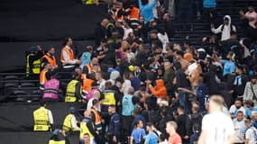Des incidents ont éclaté concernant des supporters de l'OM à Tottenham en Ligue des champions, le 7 septembre 2022
