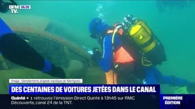 Dans les Bouches-du-Rhône, le canal de Provence est devenu un véritable cimetière de voitures