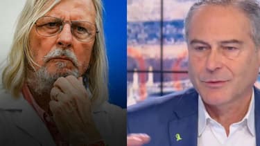 Le Pr Raoulr à gauche et le Pr Perronne à droite de l'image.