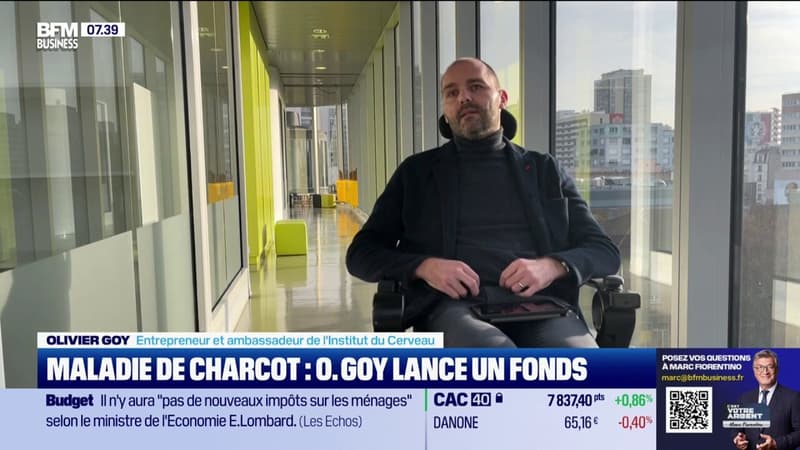 Maladie de Charcot : O. Goy lance un fonds