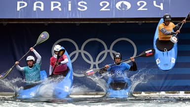Les épreuves de kayak cross aux JO de Paris, le 03/08/2024