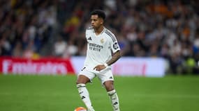 Rodrygo lors du match Real Madrid-Athletic Bilbao (1-0, Liga), le 20 avril 2025