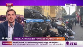 Grève à Marseille: 600 tonnes de déchets accumulés 