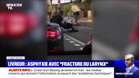 Le livreur mort après un contrôle routier à Paris a succombé à une asphyxie avec "fracture du larynx" d'après une première autopsie