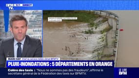 Pluie-inondations : 5 départements en orange - 21/08