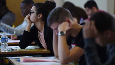 Epreuves du baccalauréat dans un lycée de Strasbourg, en juin 2019