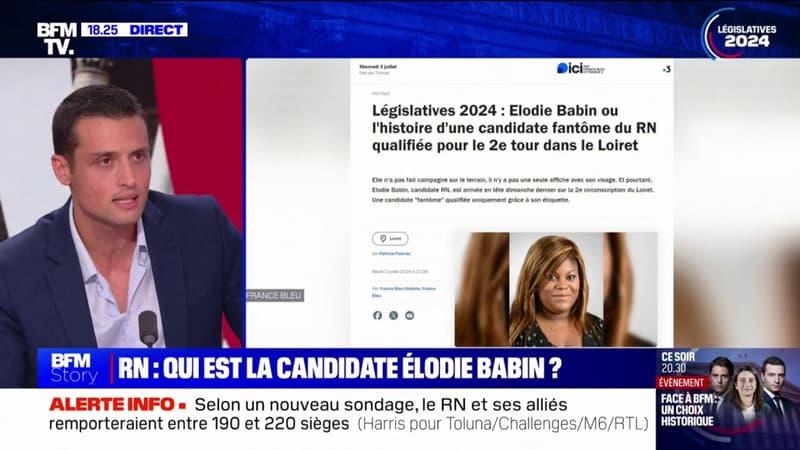 Législatives: qui est Élodie Babin, la candidate RN, qualifiée au second tour, sans faire campagne