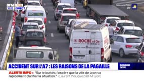 Accident sur l'A7 : les raisons de la pagaille