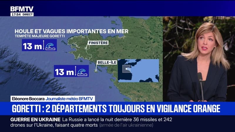 Tempête Goretti: deux départements sont toujours placés en vigilance orange