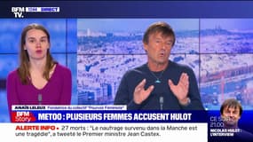 Anaïs Leleux (Pourvoir Féministe) affirme qu'une femme accusant Nicolas Hulot était "mineure au moment des faits"