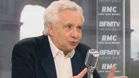 Michel Sardou face à Jean-Jacques Bourdin le 18 septembre 2015.